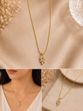 Evergreen Leaf Necklace