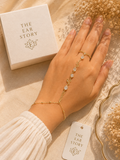 Luxe Crystal Vine Hand Chain
