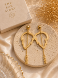 LOVE Heart Drop Earrings