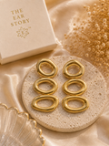 Triple Loop Statement Earrings