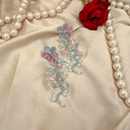 Aqua Bloom Beaded Drops alternate view