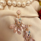 Blush Butterfly Crystal Drops alternate view
