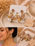 Blush Crystal Butterfly Drops