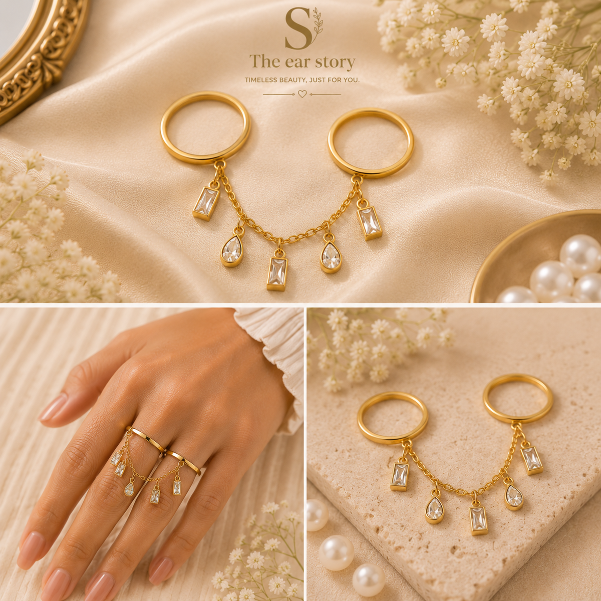 Celestial Drop Ring