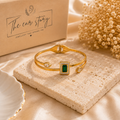 Emerald Royale Cuff Bracelet