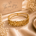 Golden Leaf Luxe Cuff Bracelet