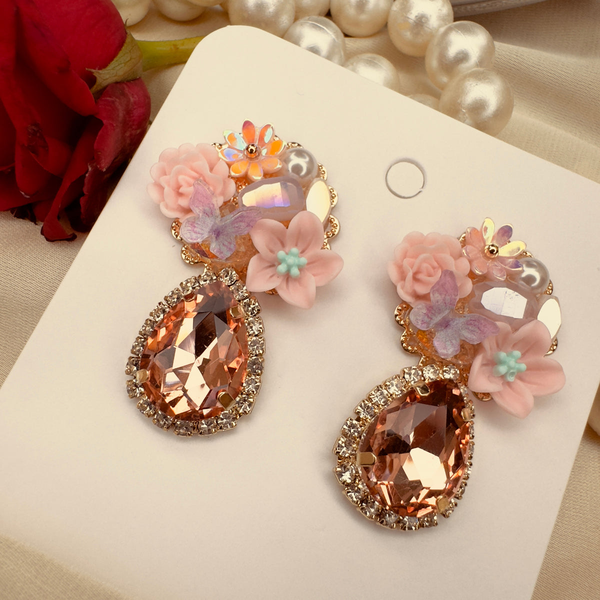 Peach Garden Crystal Drops