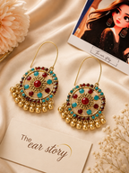 Rang Mahal Dangler Hoops