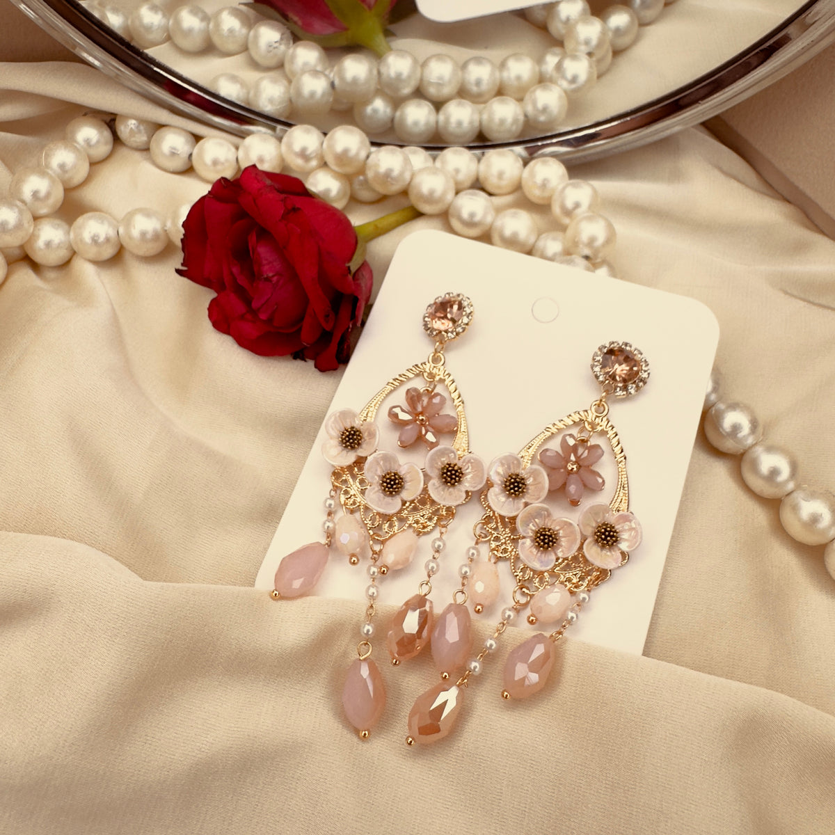 Rose Blossom Chandelier Drops alternate view