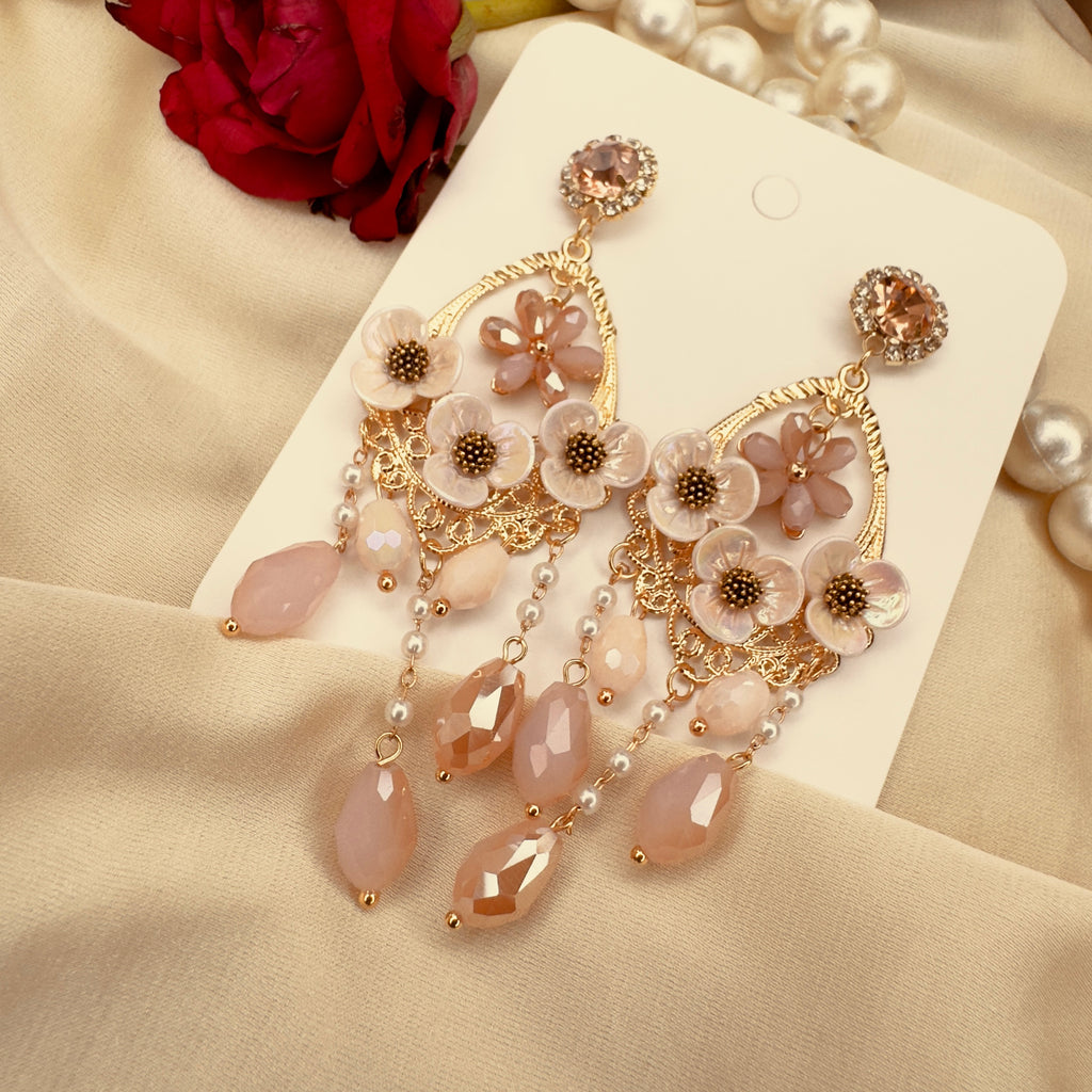 Rose Blossom Chandelier Drops detail