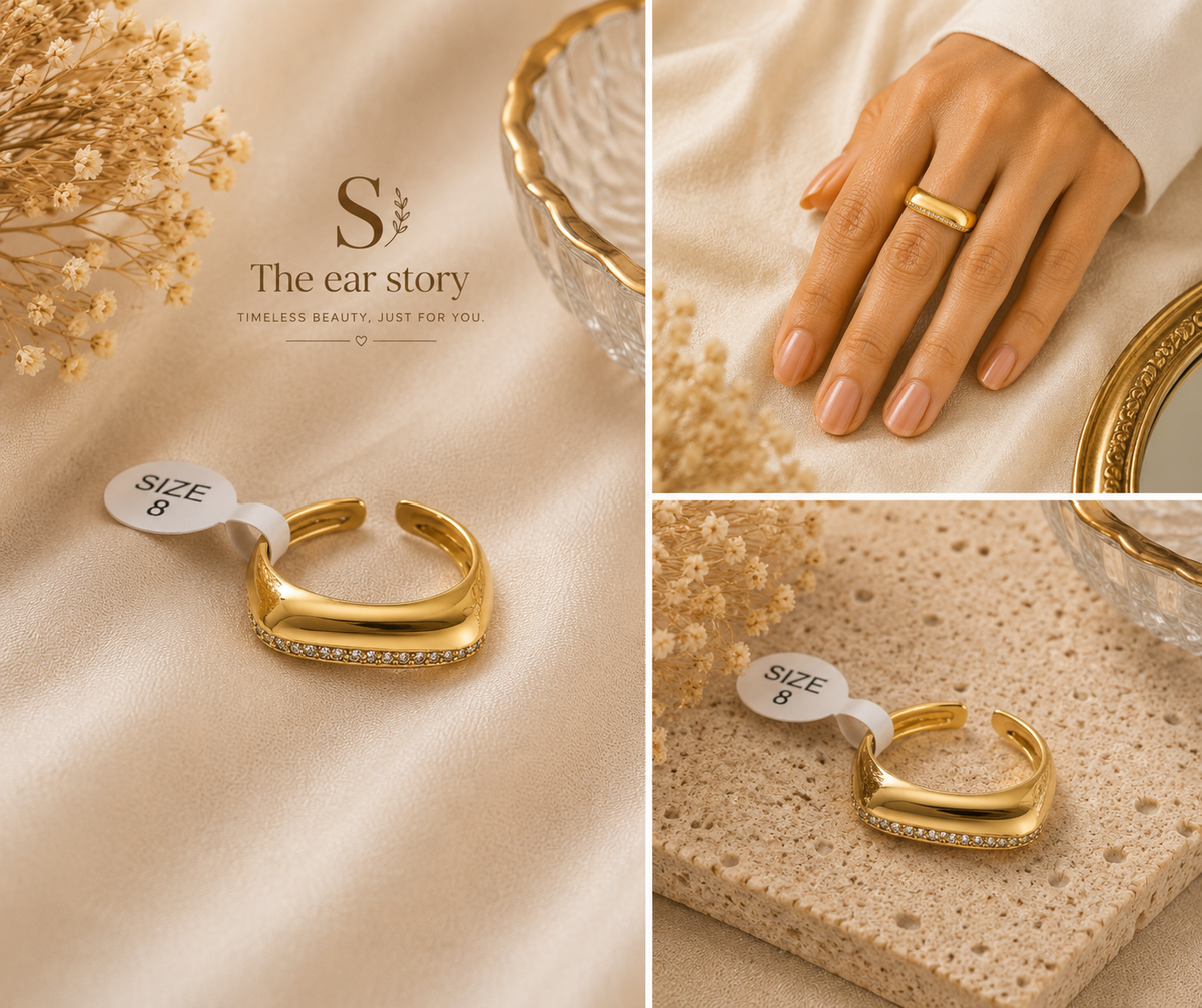 Sparkling Stone Chic Ring